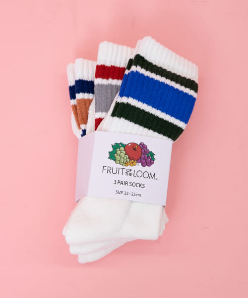 FRUIT OF THE LOOM　3Pソックス
