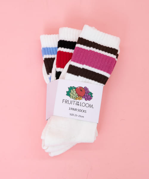 FRUIT OF THE LOOM　3Pソックス