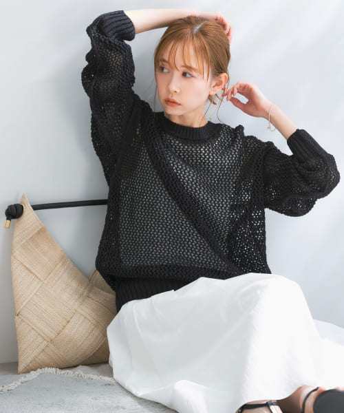 ESLOW　MESH SWEATER