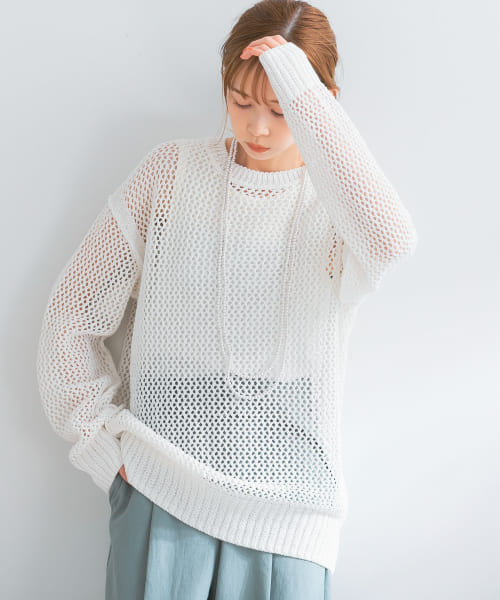 ESLOW　MESH SWEATER