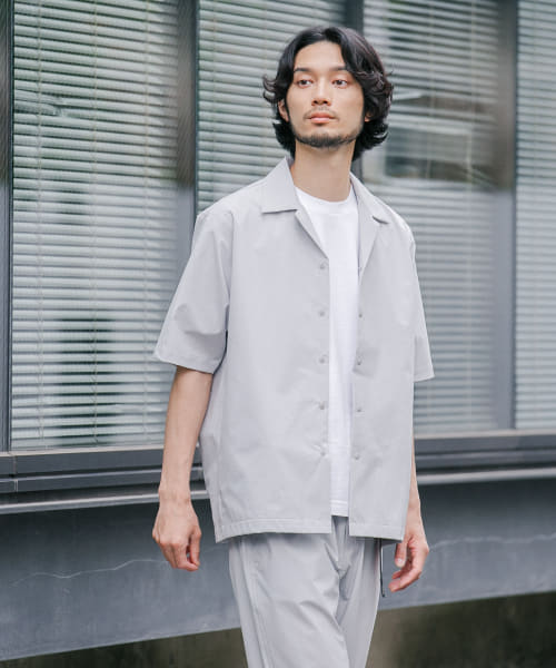 『撥水/イージーケア』SOLOTEX STRETCH SHORT-SLEEVE SHIRTS