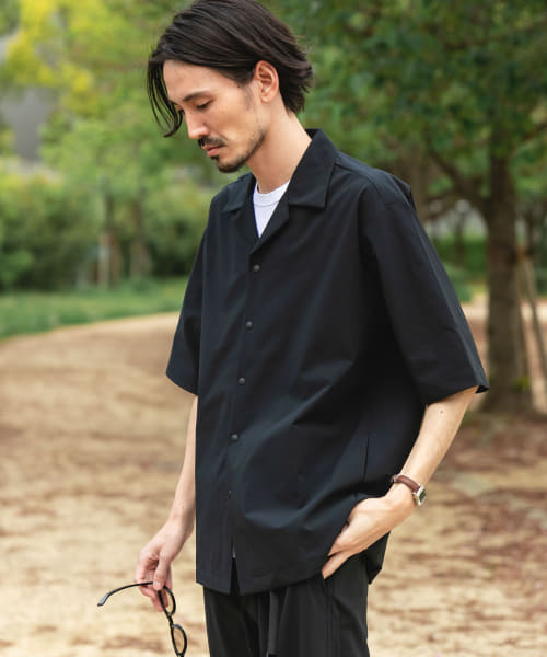 『撥水/イージーケア』SOLOTEX STRETCH SHORT-SLEEVE SHIRTS