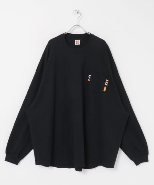 『別注』SEESEE×URBS　SUPER BIG ROUND LONG-SLEEVE PK TEE
