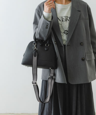 テープショルダー2WAYバッグ