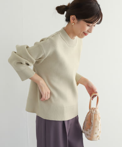ポリエステルハイネックKNIT