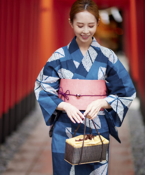 綿麻ゆかた 疋田七宝