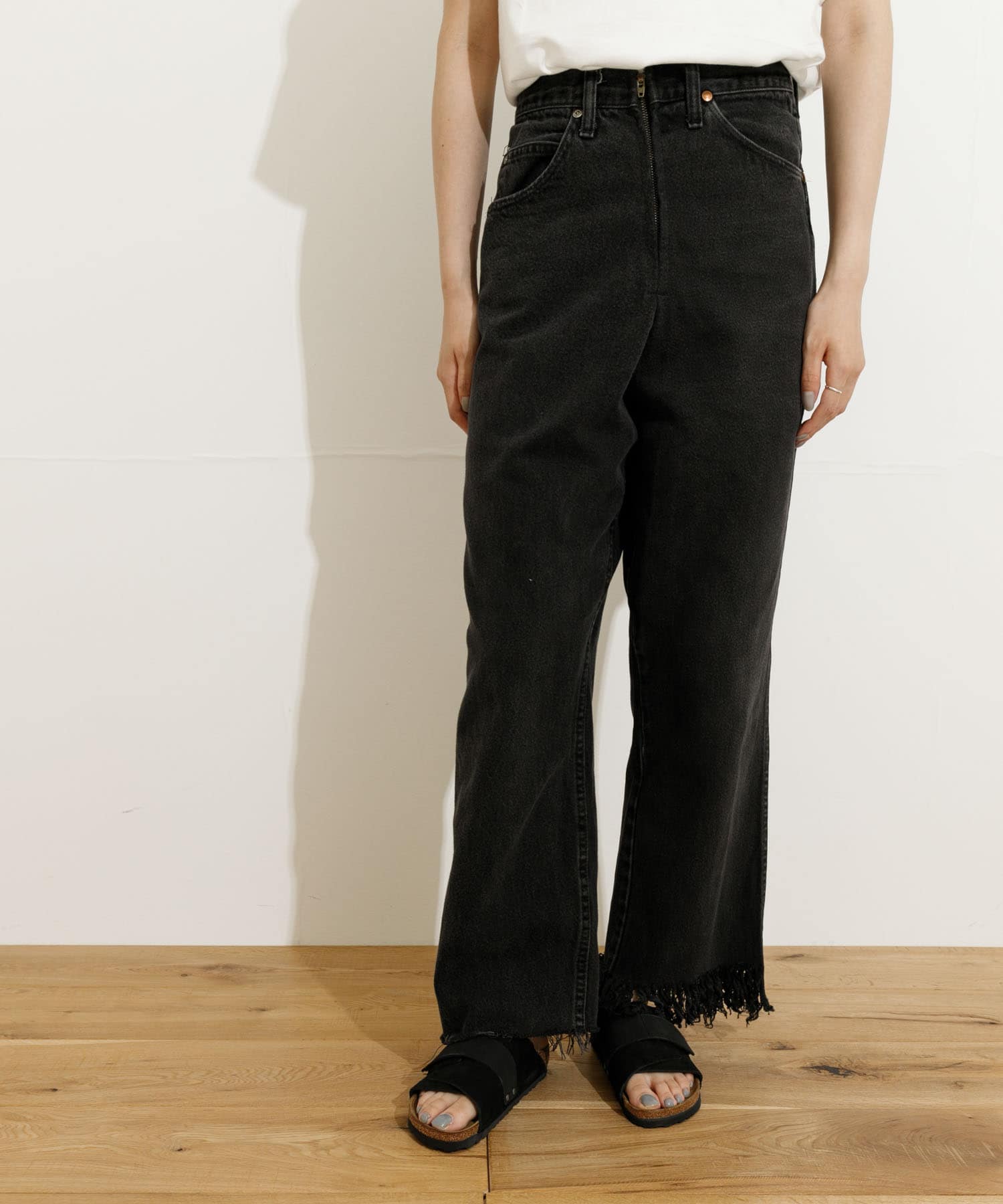 77circa fringe denim pants 28[77-ccbs0128-T33]｜URBAN