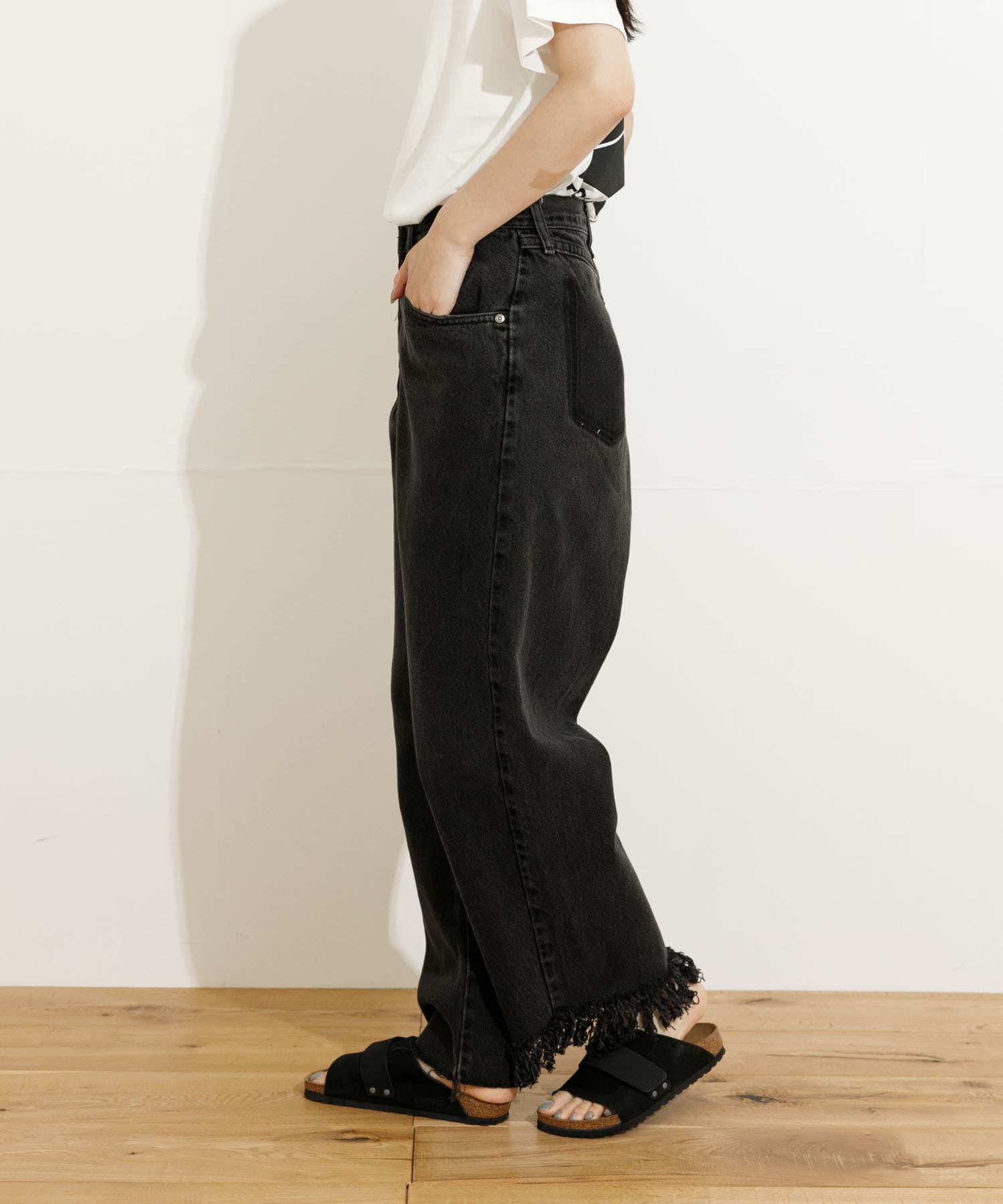 77circa fringe denim pants 28[77-ccbs0128-T33]｜URBAN