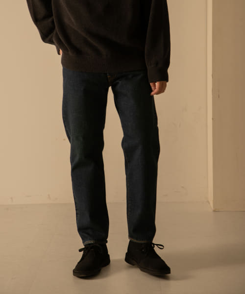 A PRESSE　Washed Denim Pants E