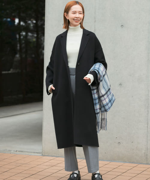 ウールカシミヤリバーチェスターコート