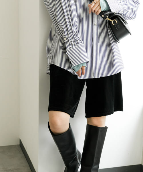 ベロアハーフパンツ