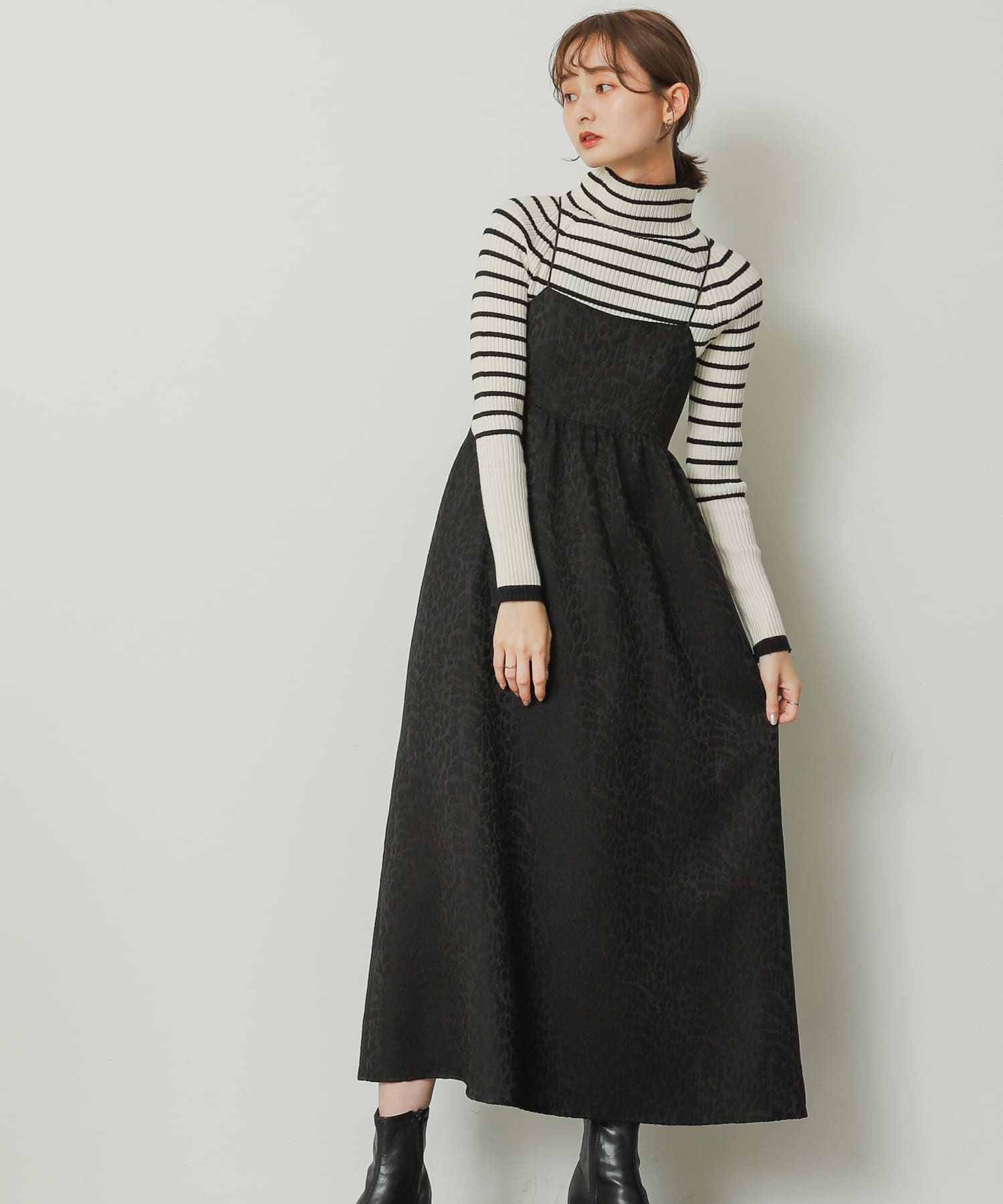 CLANE【美品】アンサンブル ワンピース ルーズシルエット
