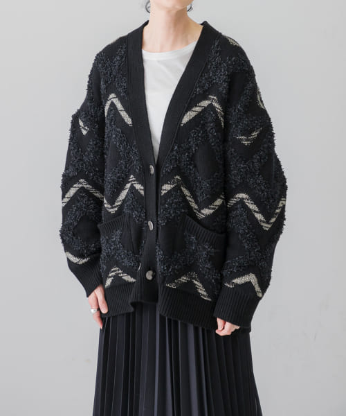 enrica　JAQUARD KNIT CARDIGAN