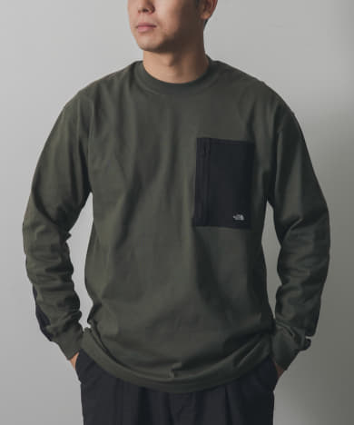 THE NORTH FACE　Long-Sleeve Field Pocket T-shirts