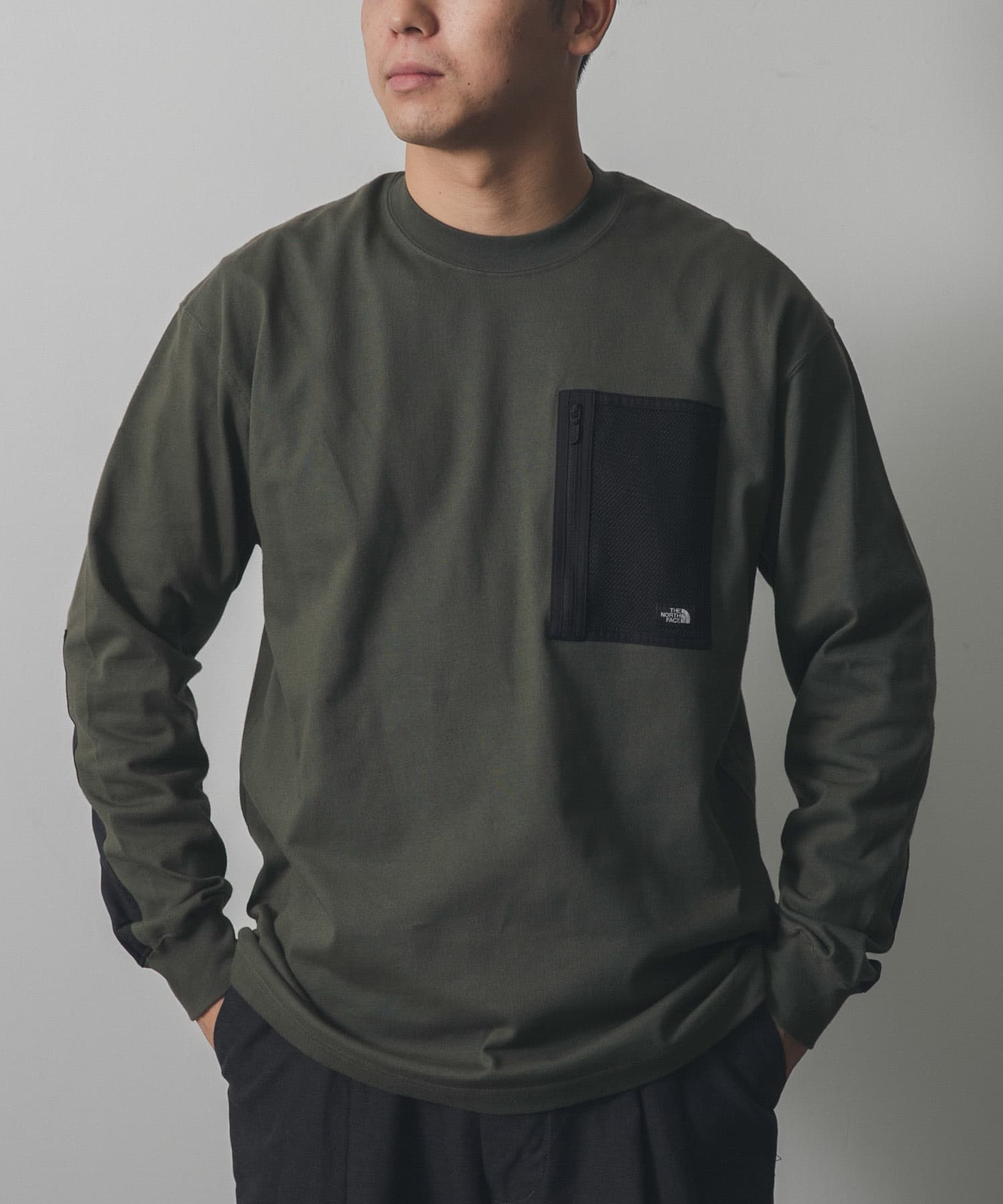 THE NORTH FACE Long-Sleeve Field Pocket T-shirts[NT62330