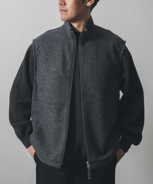STILL BY HAND　Urban fleece jacket