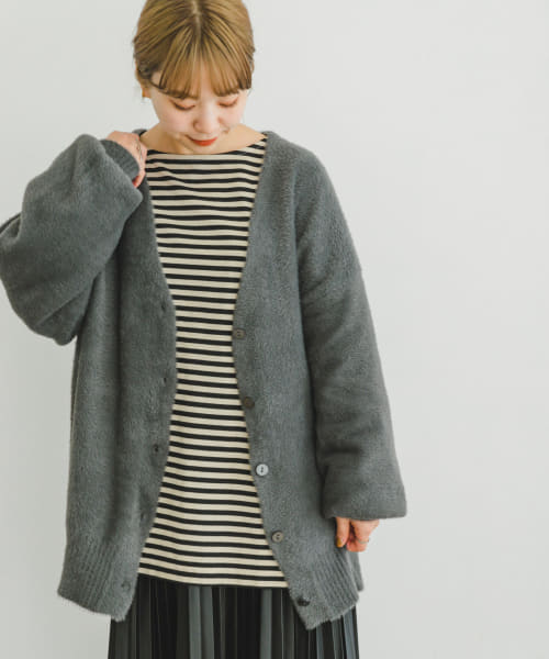 ミニシャギーカーディガン2