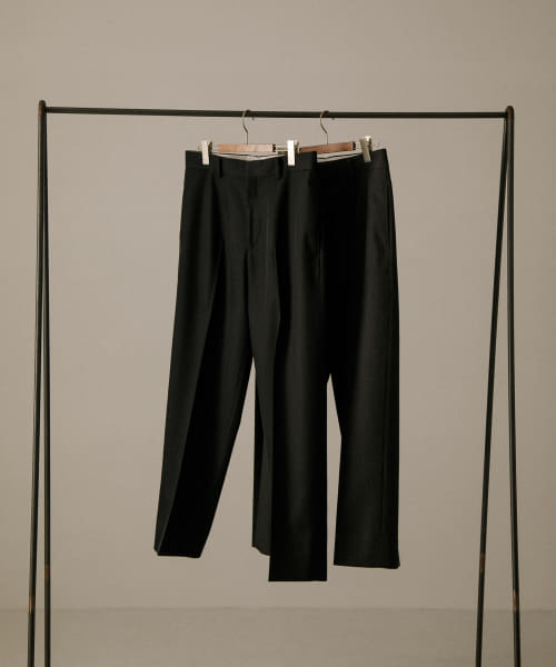 A PRESSE　Covert Cloth Trousers