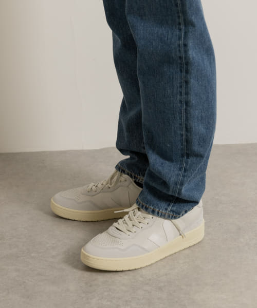 veja　V-90 LEATHER GRAVEL WHITE