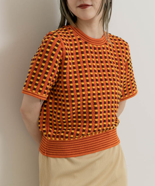 米富繊維　RETROWAVE KNIT PULLOVER