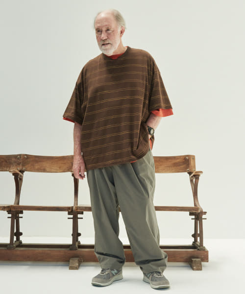 SFC　DOUBLE SIDE STRIPE TEE