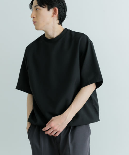 [ITEMS][『セットアップ対応』吸水速乾 ストレッチトロ布帛 Tシャツ]
