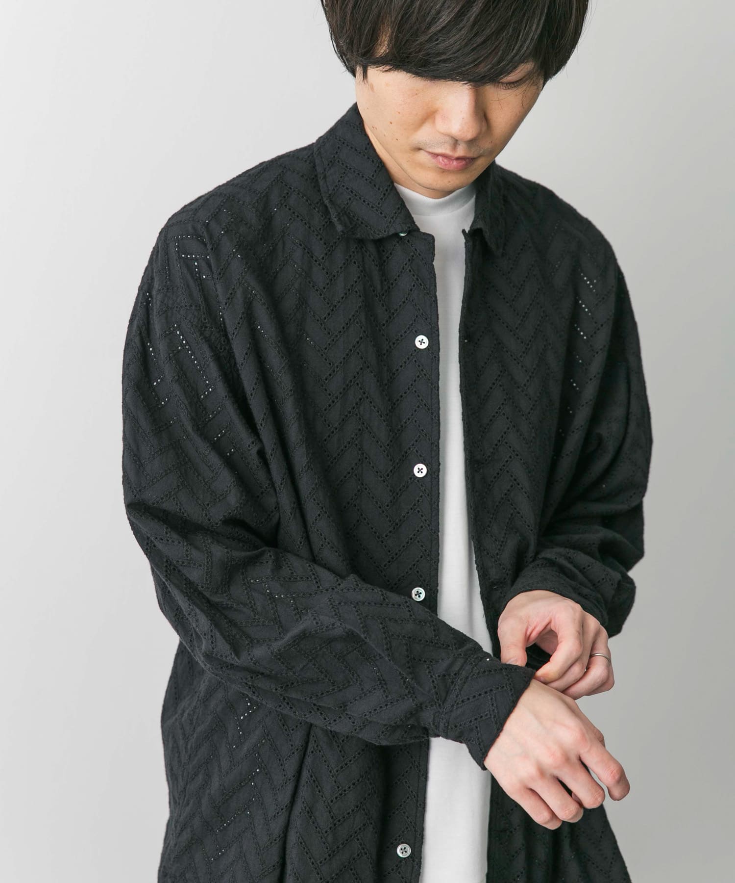 ★決算特価商品★ カラミロングスリーブシャツ[DR45-13X514]｜URBAN RESEARCH公式 トップス