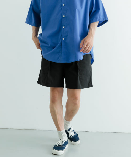 コットンナイロン RIP STOPショートパンツ