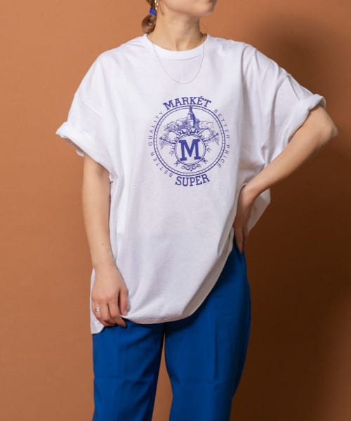 SUPERMARKET　SMエンブレムT-SHIRTS