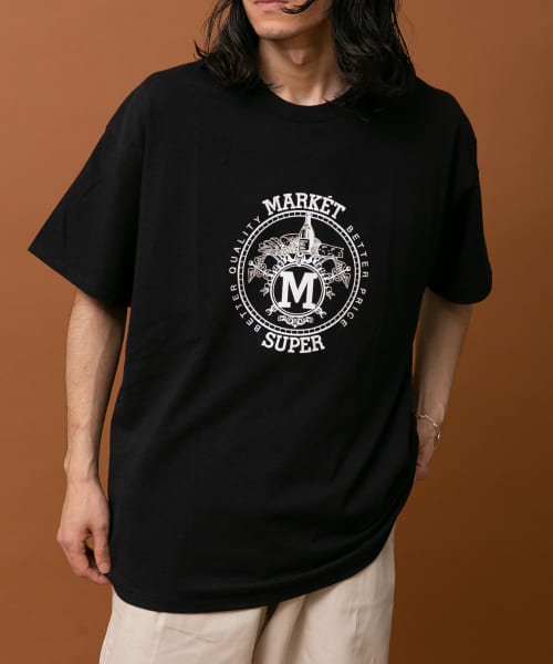 SUPERMARKET　SMエンブレムT-SHIRTS