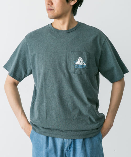 patagonia　ChouinardCrestPocketRe-T-Shirts