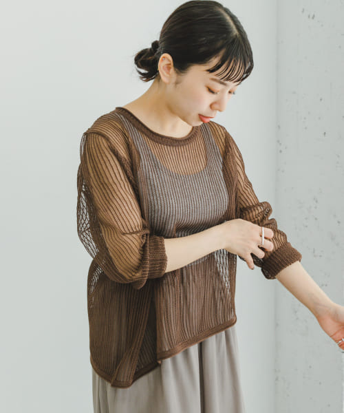 [ITEMS][メッシュニットプルオーバー]