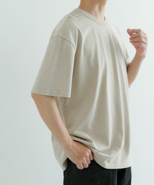[ITEMS][製品染め クルーネック Tシャツ]