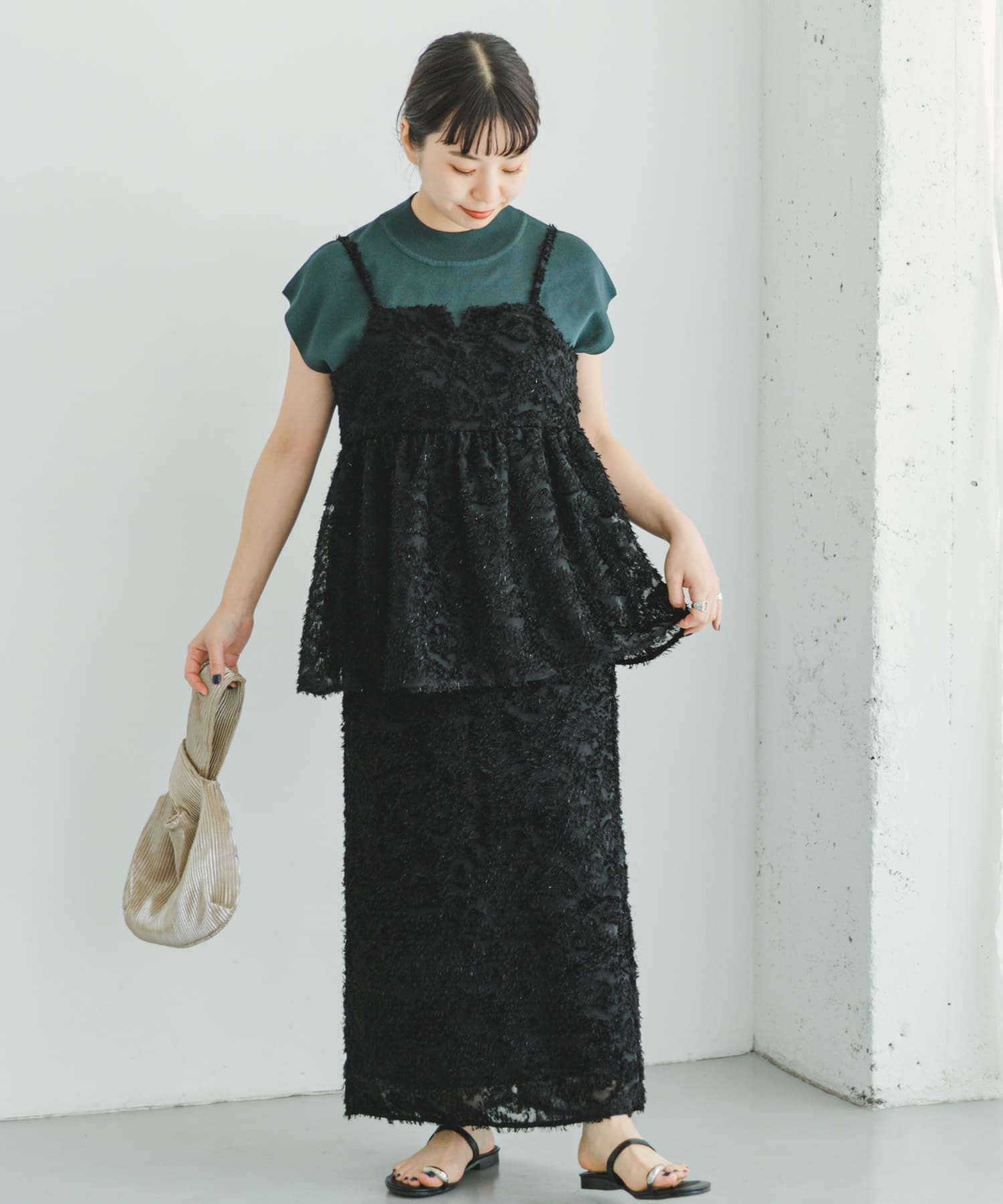 フェザーフリンジキャミソール×スカートセット[IT45-26A031]｜URBAN RESEARCH公式ファッション通販