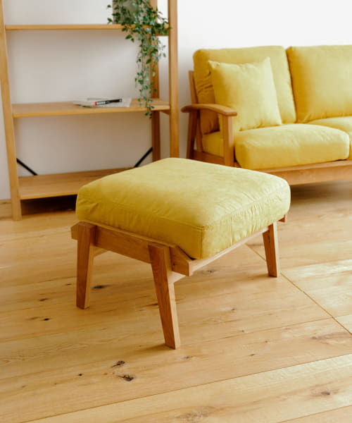 BOTHY　Chiffon Ottoman オーク無垢材