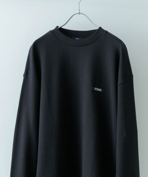 [ITEMS][『XLサイズあり』シリコーンワッペン スウェット トップス]