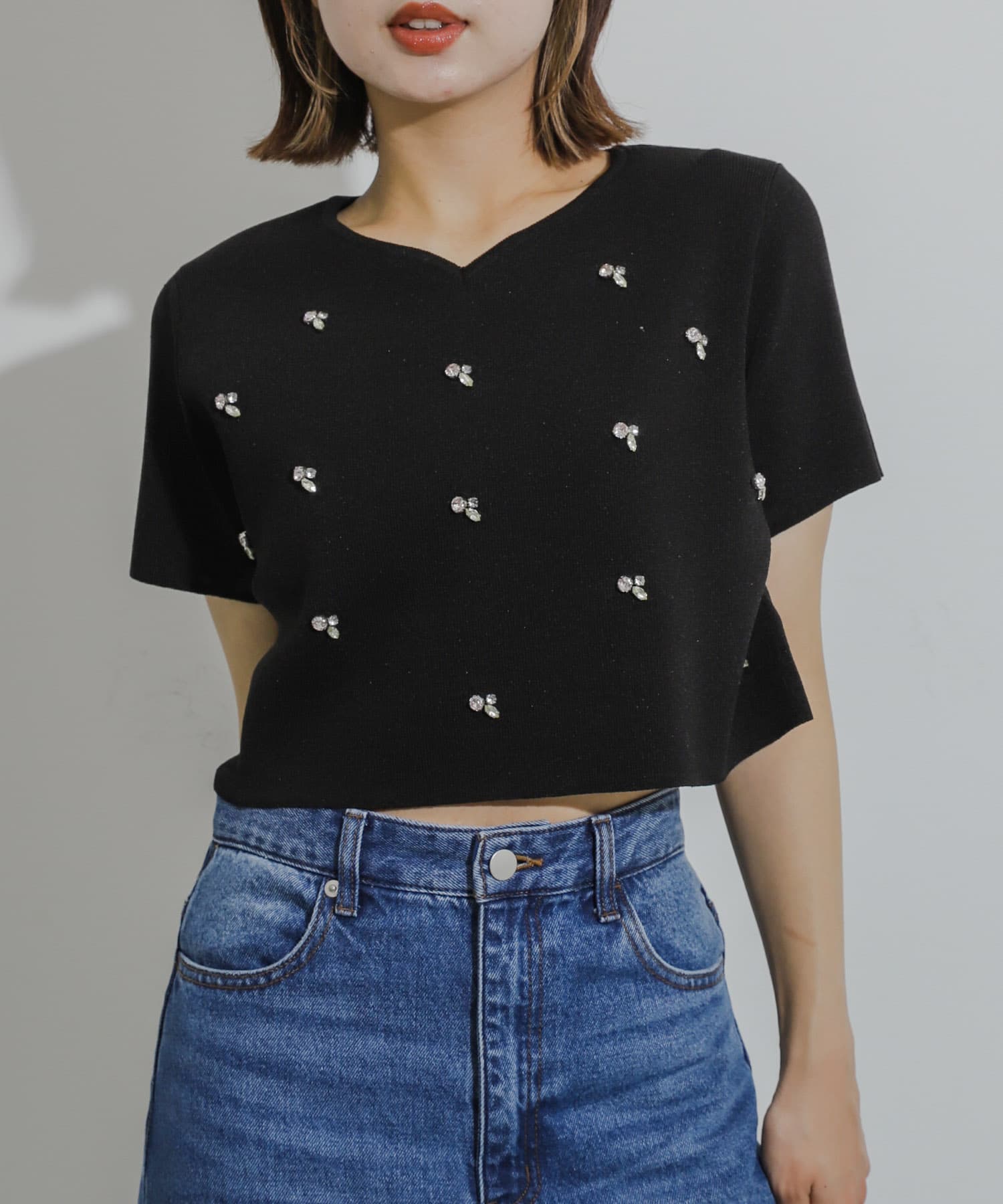 Heather（ヘザー）の「ハートネックニット 983840（ニット/セーター）」 - WEAR