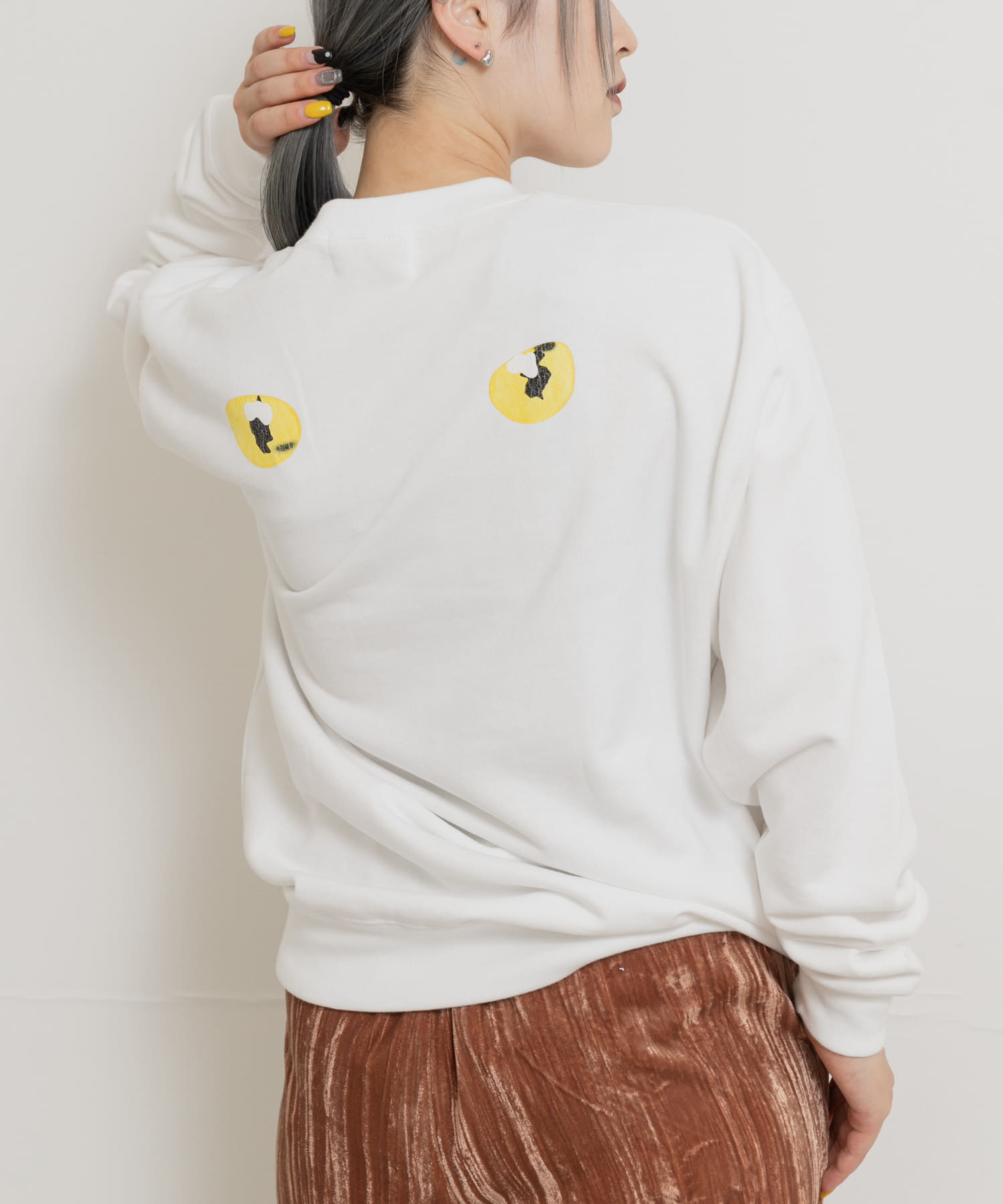 77circa cats eye print sweat[oo24aw-02-T47]｜URBAN RESEARCH