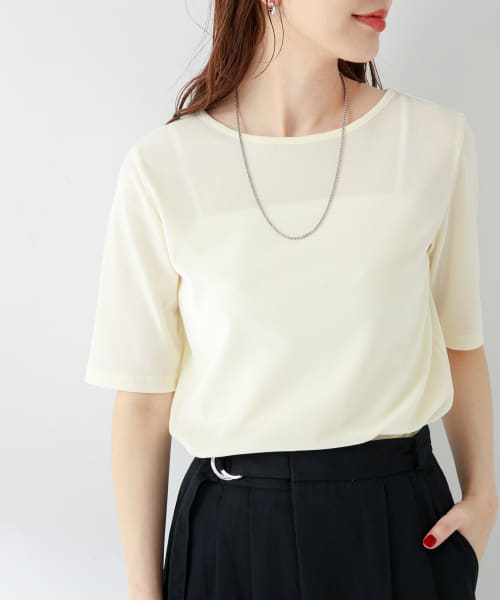 [Sonny Label][フロッキーチュールTシャツ]
