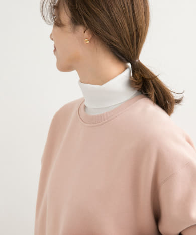 『UR TECH』テレコタートルネックTシャツ