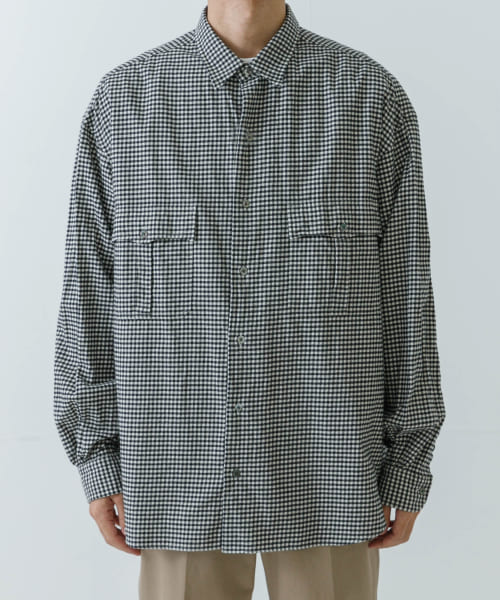 PORTER CLASSIC　ROLL UP FLANNEL  GIN CHE