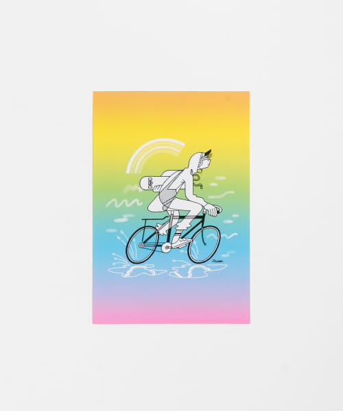 Norikazu Hatta　自転車 ポストカード