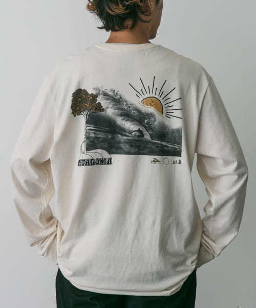 patagonia　Ms Long-Sleeve Earthsuits Re-T-shirts