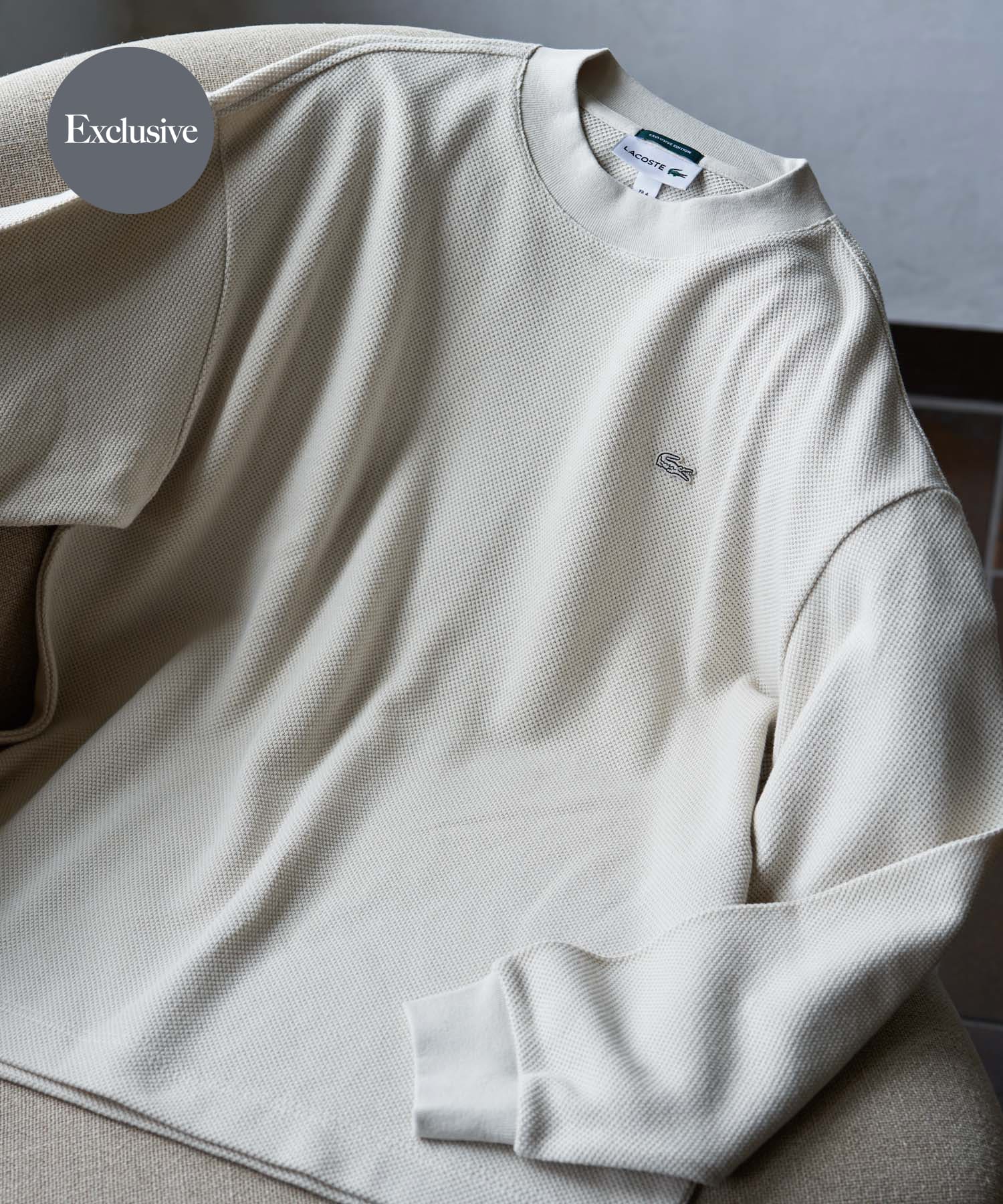 別注』LACOSTE×DOORS thick pique mock Long-Sleeve[DM46-TH016J]｜URBAN  RESEARCH公式ファッション通販