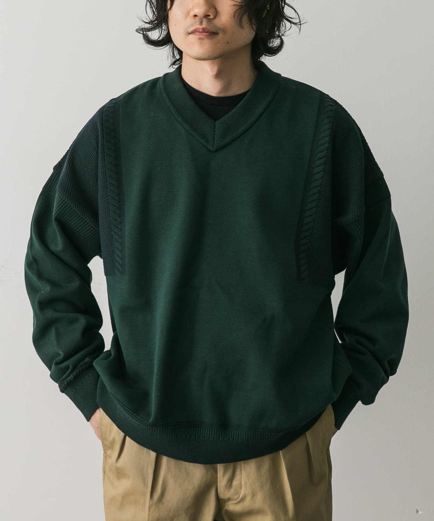 YASHIKI Ryoshu V neck Knit[DM46YSK24AWKN02]｜URBAN RESEARCH公式ファッション通販