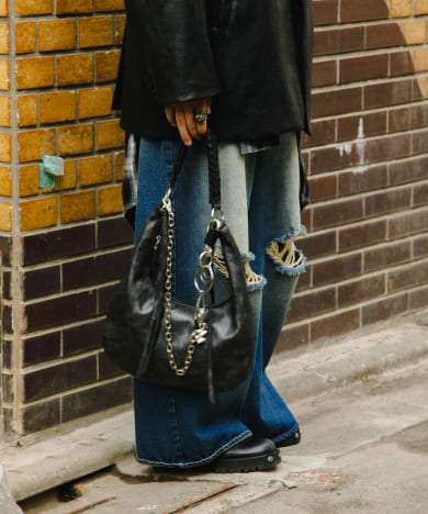 セール】VINTAGE F/LEATHER BAG ヴィンテージ フェイク レザー バッグ（ショルダーバッグ）｜SLY（スライ）のファッション通販 -  ZOZOTOWN