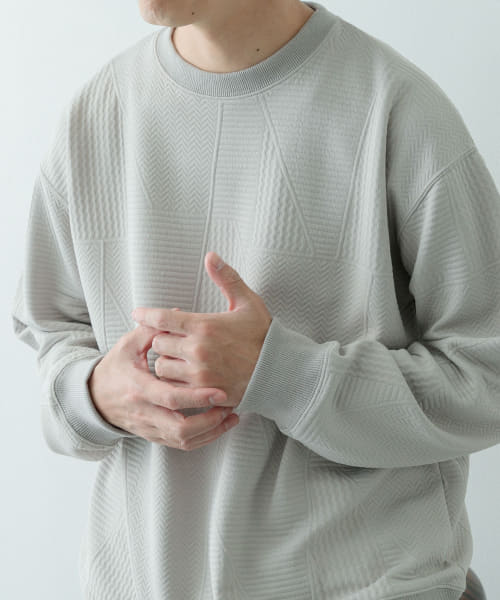 [ITEMS][ジオメジャカード クルーネックトップス]