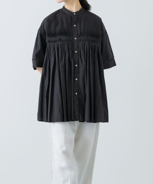 INDIA INDUSTRY　PIN TUCK SHIRTS