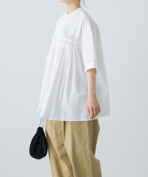 INDIA INDUSTRY　PIN TUCK SHIRTS