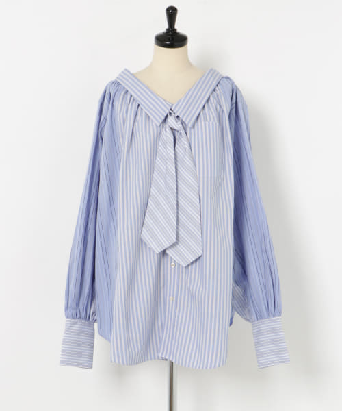 77circa　make wide cut back tie shirts